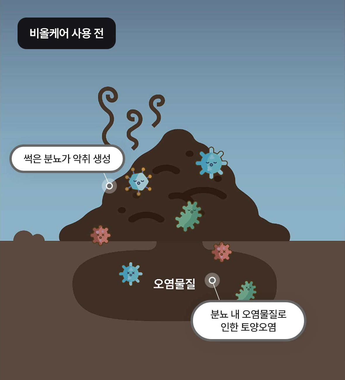 비올케어 사용 전